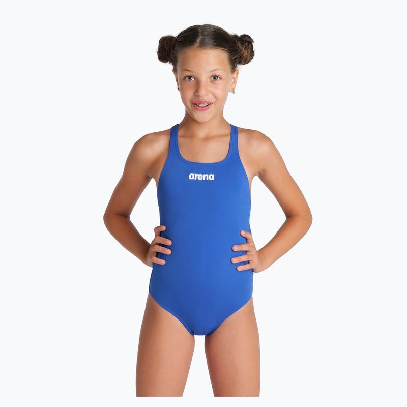 Costum de baie întreg pentru copii arena Team Swim Pro Solid royal/white 5
