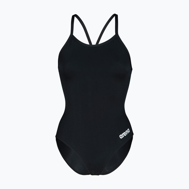 Costum de baie întreg pentru femei Arena Team Light Drop Solid black/white