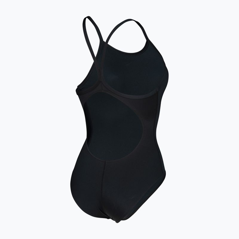 Costum de baie întreg pentru femei Arena Team Light Drop Solid black/white 4