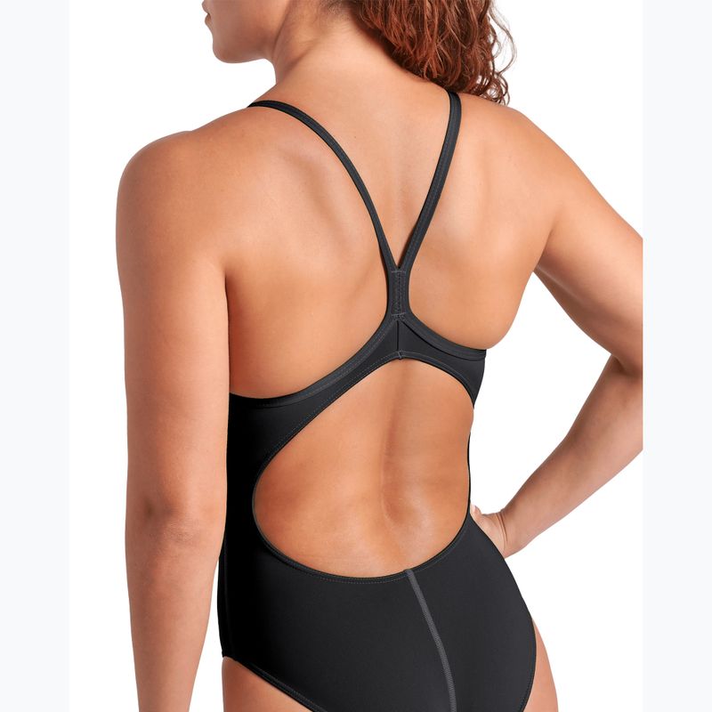 Costum de baie întreg pentru femei Arena Team Light Drop Solid black/white 9