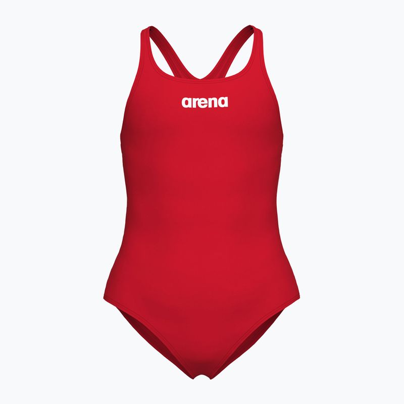 Costum de baie întreg pentru copii arena Team Swim Pro Solid red/white