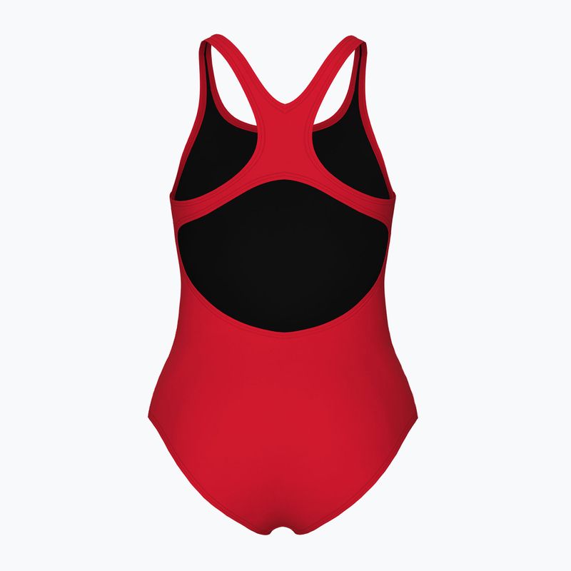 Costum de baie întreg pentru copii arena Team Swim Pro Solid red/white 2