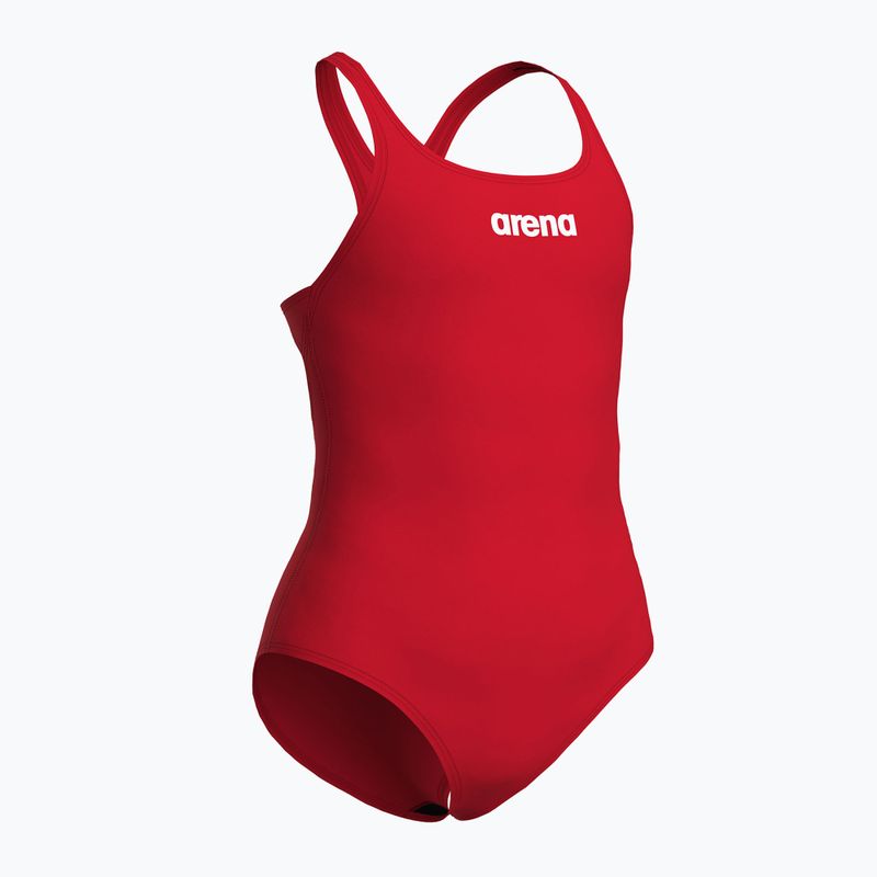 Costum de baie întreg pentru copii arena Team Swim Pro Solid red/white 3