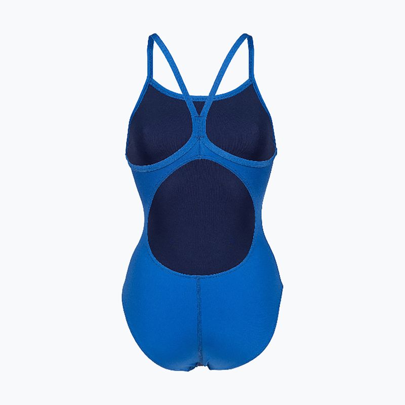 Costum de baie întreg pentru femei Arena Team Light Drop Solid royal/white 2