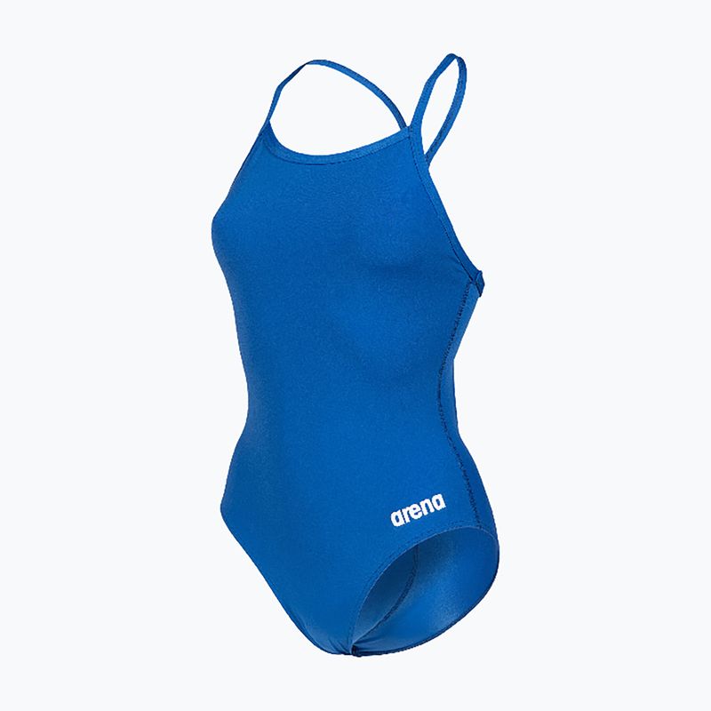 Costum de baie întreg pentru femei Arena Team Light Drop Solid royal/white 3