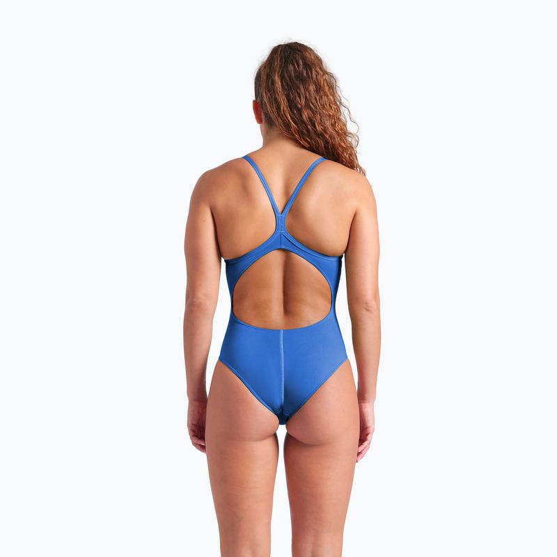 Costum de baie întreg pentru femei Arena Team Light Drop Solid royal/white 7