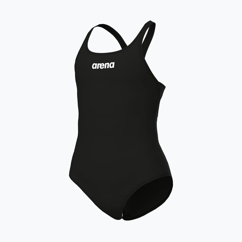 Costum de baie întreg pentru copii arena Team Swim Pro Solid black/white 4