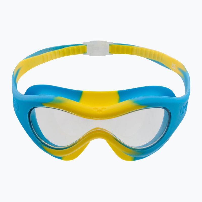 Mască de înot pentru copii ARENA Spider Mask albastru și galben 004287 2