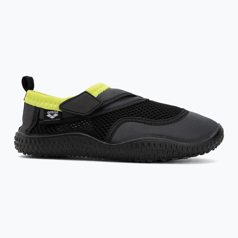Încălțăminte de apă arena Watershoes dark grey/lime 2