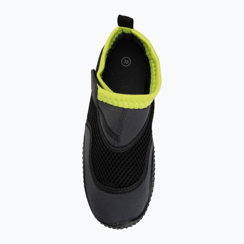 Încălțăminte de apă arena Watershoes dark grey/lime 5