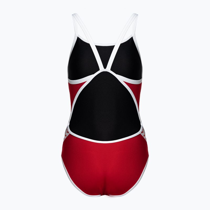 Costum de baie dintr-o bucată pentru femei arena Icons Super Fly Back Solid roșu 005036 2