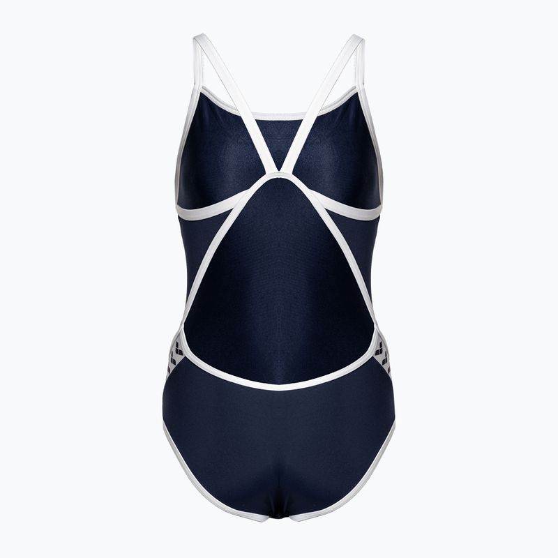 Costum de baie dintr-o bucată pentru femei arena Icons Super Fly Back Solid bleumarin 005036 2
