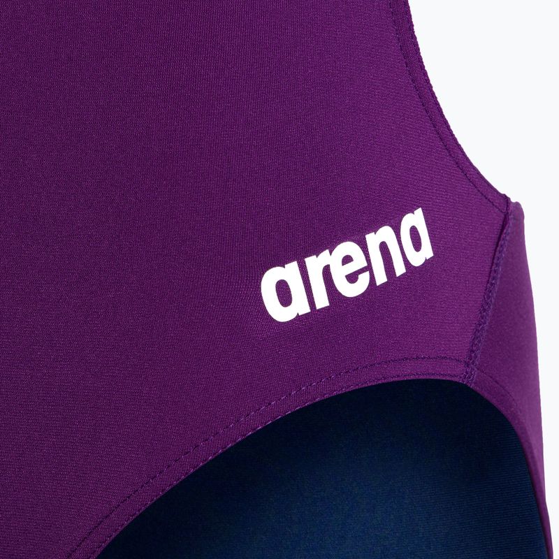 Costum de baie dintr-o bucată pentru femei arena Team Challenge Solid mov 004766 3