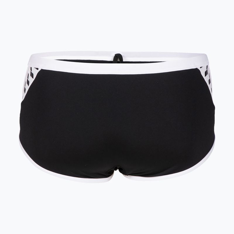 Slipi pentru bărbați arena Icons Swim Low Waist Short Solid negri 005046/501 5