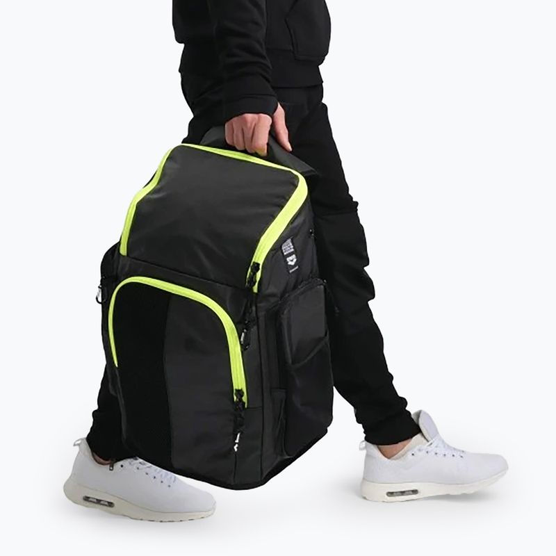 Rucsac arena Spiky III 45 l dark smoke/neon yellow 11