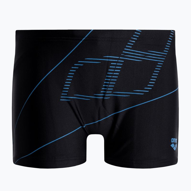 Bokserki kąpielowe dziecięce arena Swim Short Logo czarne 005549/580