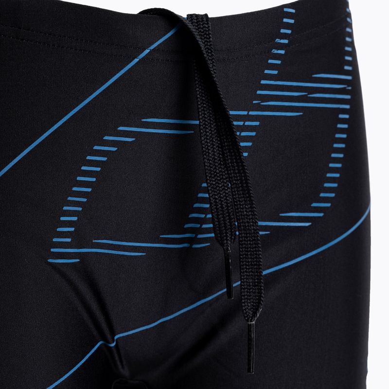 Bokserki kąpielowe dziecięce arena Swim Short Logo czarne 005549/580 4