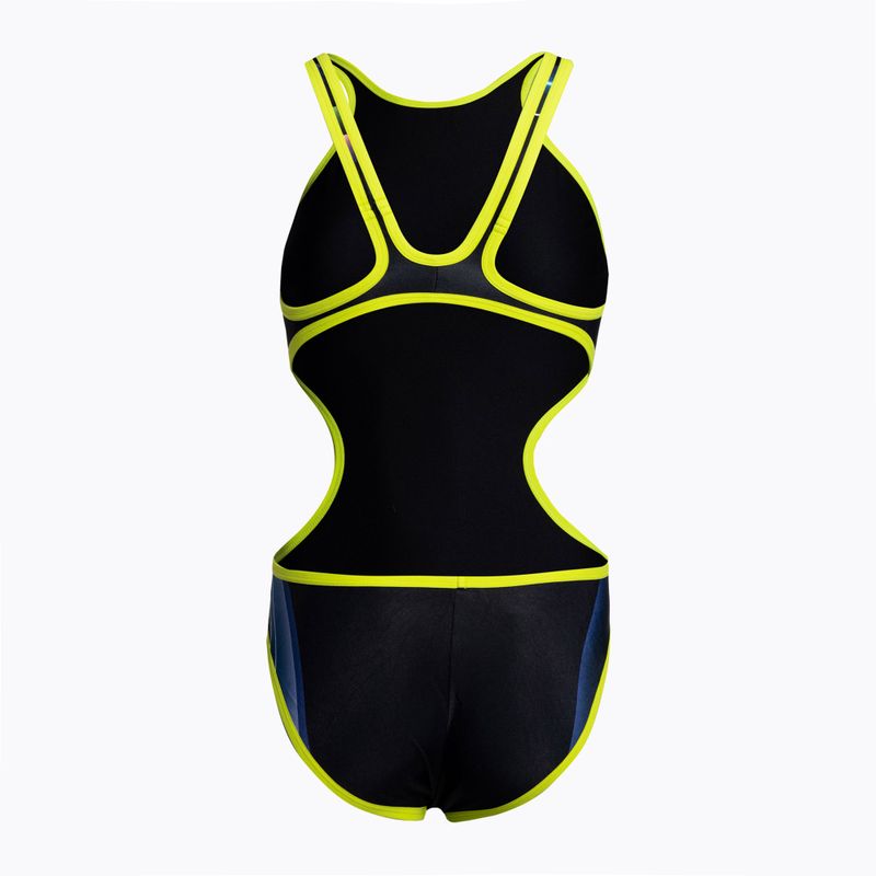 Costum de baie o piesă pentru femei Arena Tech One Back Placement negru și culoare 005561 2