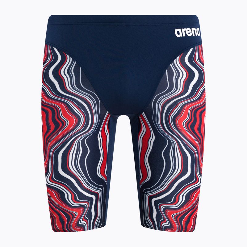 Boxeri de înot pentru bărbați arena Swim Jammer Marbled mov 005785/740