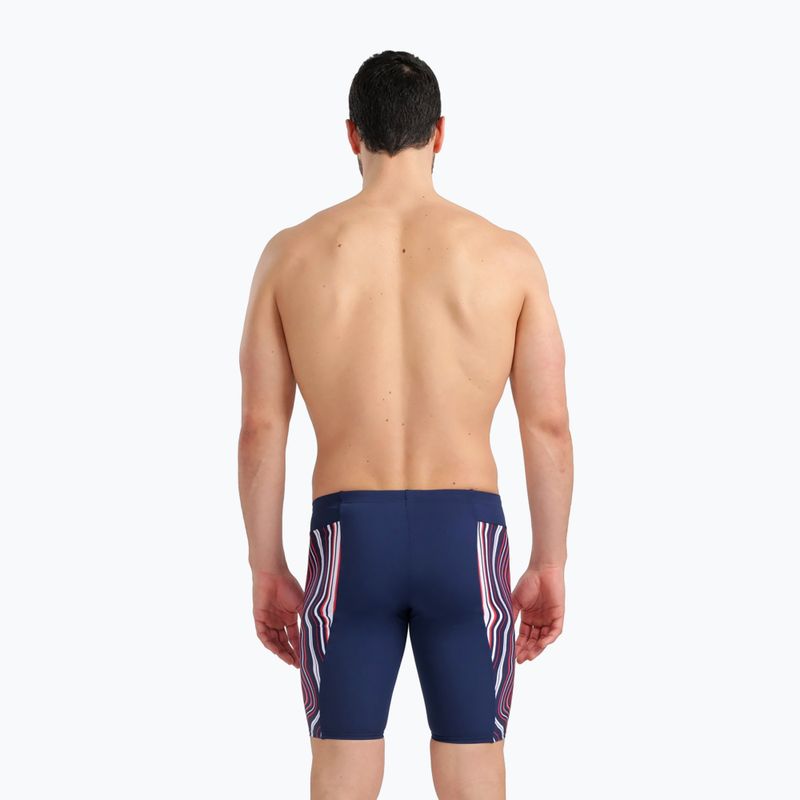 Boxeri de înot pentru bărbați arena Swim Jammer Marbled mov 005785/740 7