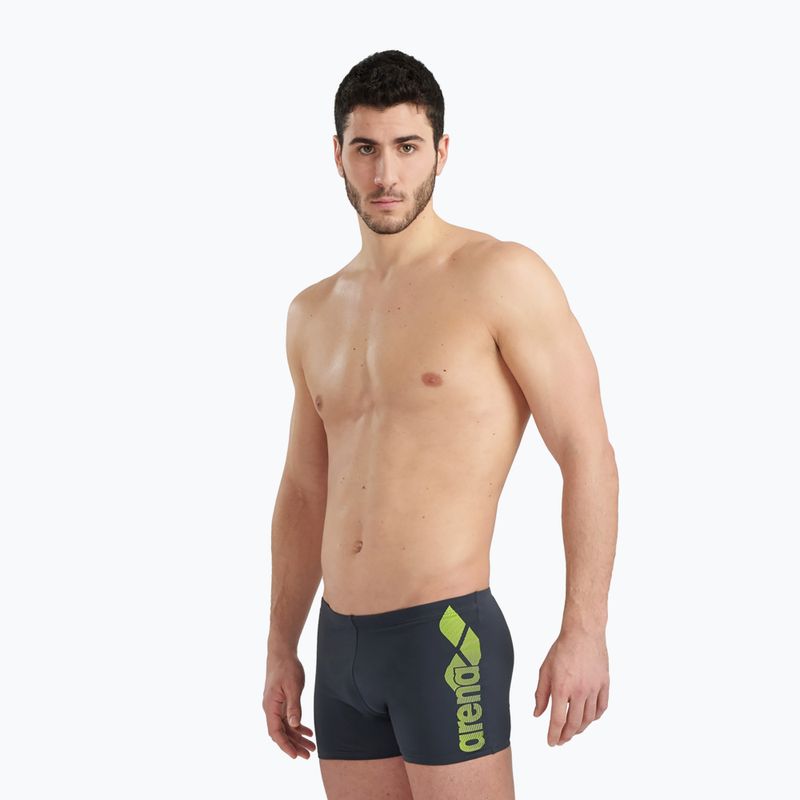 Bokserki kąpielowe męskie arena Optimal Short szare 004083/560 7