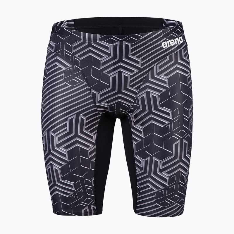 Boxeri de baie pentru bărbați arena Kikko Pro Swim Jammer black/black multi