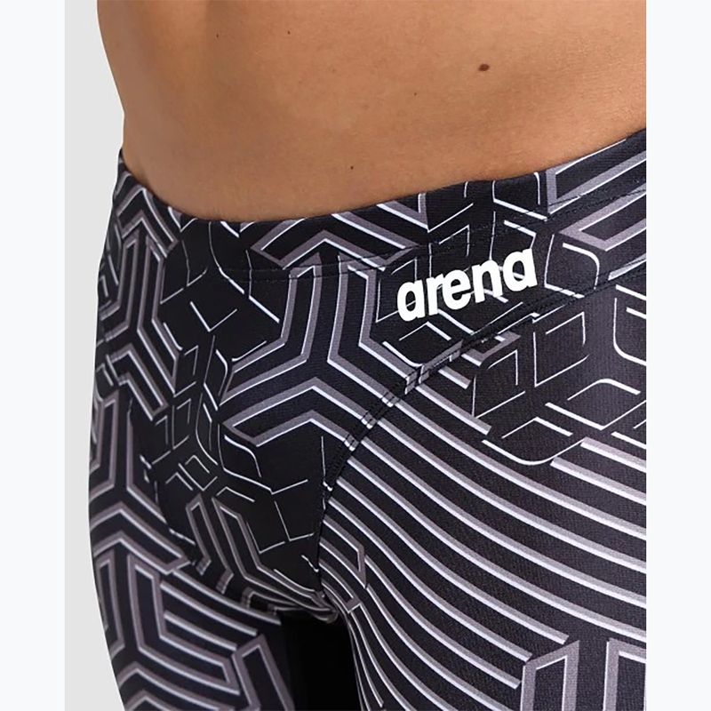 Boxeri de baie pentru bărbați arena Kikko Pro Swim Jammer black/black multi 6