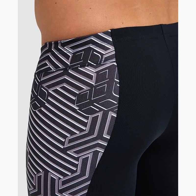 Boxeri de baie pentru bărbați arena Kikko Pro Swim Jammer black/black multi 7