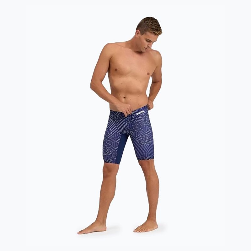 Boxeri de baie pentru bărbați  arena Kikko Pro Swim Jammer navy/navy multi 5