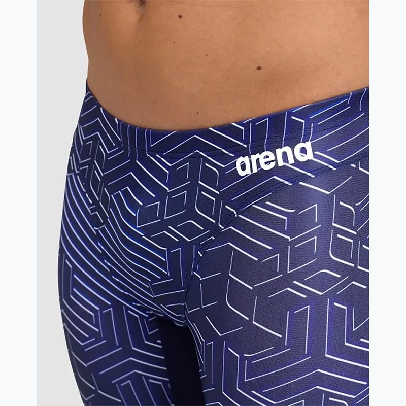 Boxeri de baie pentru bărbați  arena Kikko Pro Swim Jammer navy/navy multi 8