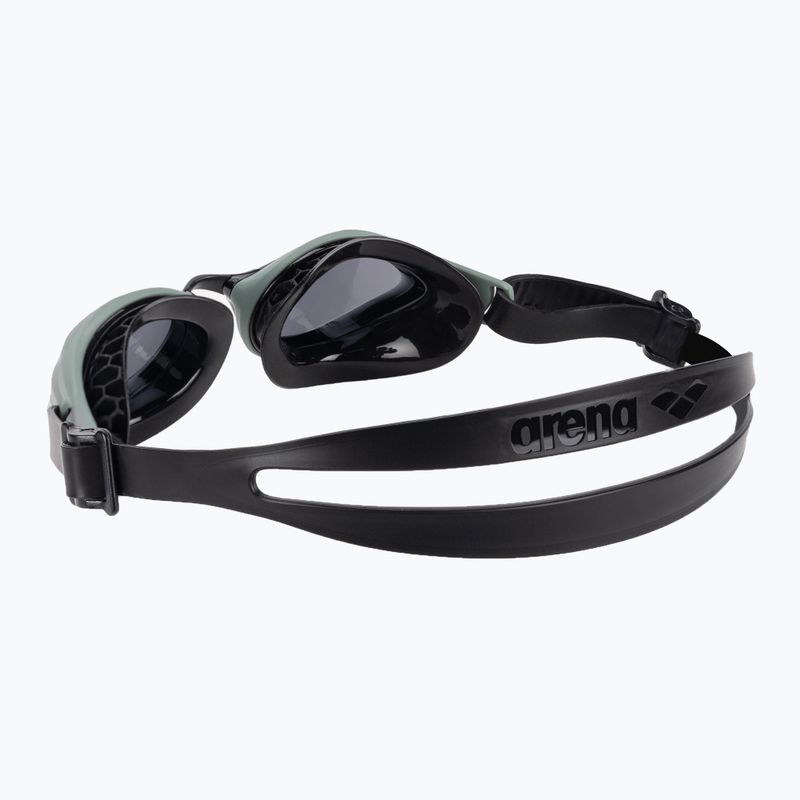 Ochelari de înot arena Air Bold Swipe smoke/dark olive/black 4