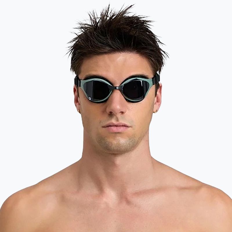 Ochelari de înot arena Air Bold Swipe smoke/dark olive/black 15