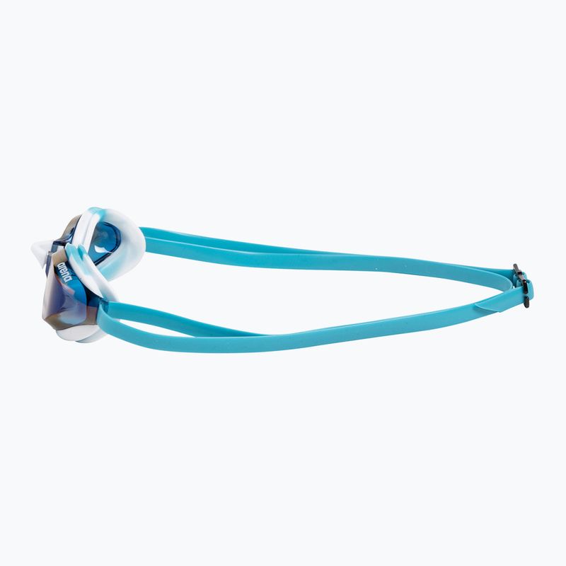 Ochelari de înot arena Python Mirror blue mirror/white/sky 4