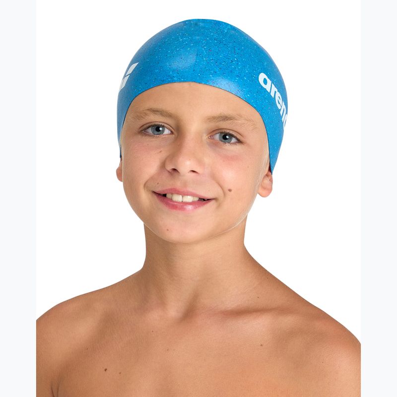 Cască de înot pentru copii arena Silicone Cap Jr blue multi 2
