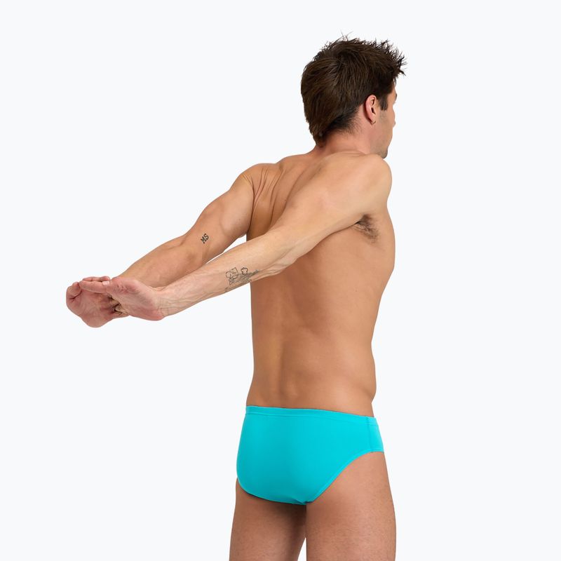 Slipuri pentru bărbați arena Team Swim Briefs Solid albastru-portocalii 004773/840 5