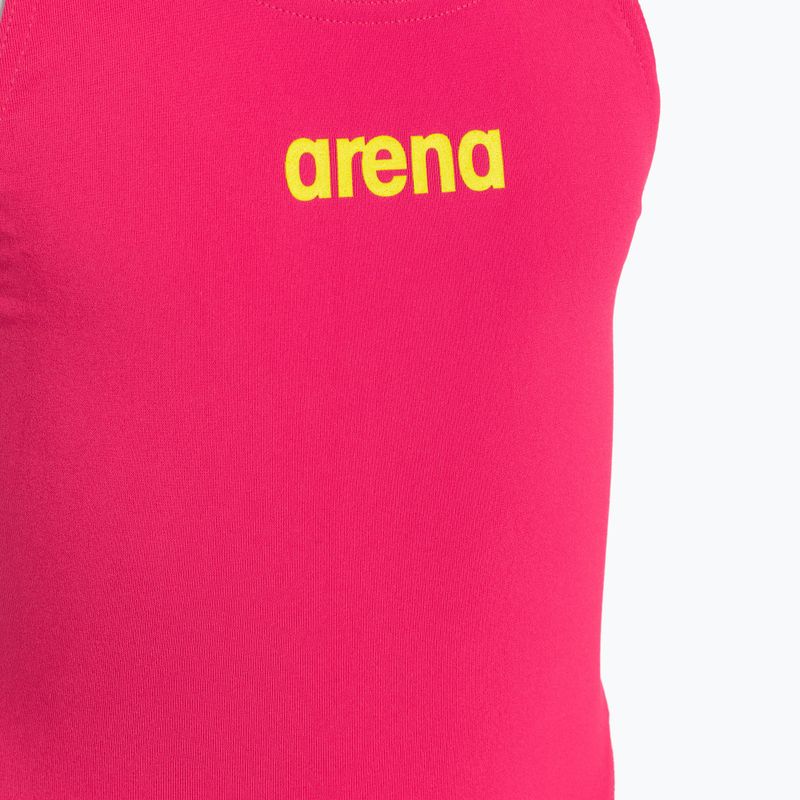 Costum de baie dintr-o bucată pentru copii arena Team Swim Tech Solid roșu 004764/960 3