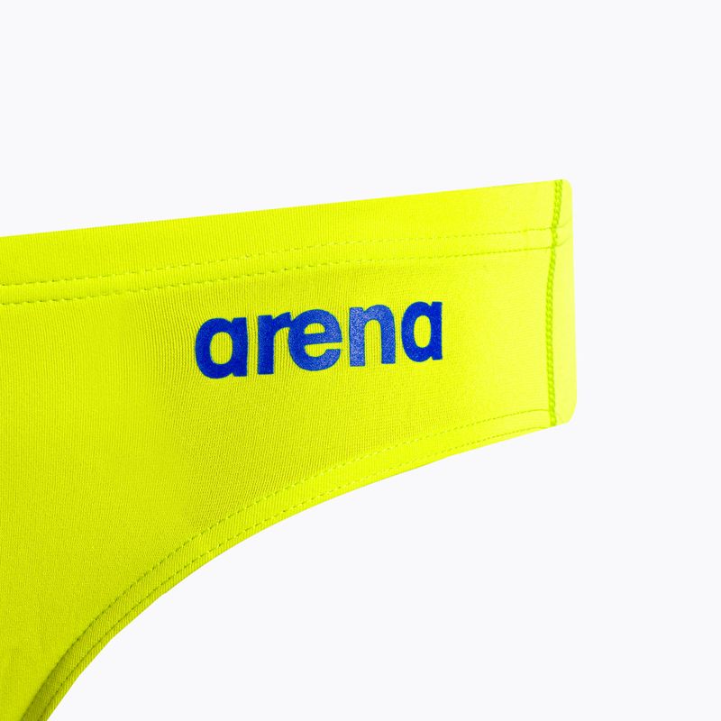 Slipuri pentru bărbați arena Team Swim Briefs Solid galben-albaștri 004773/680 3