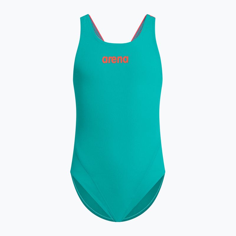 Costum de baie dintr-o bucată pentru copii arena Team Swim Tech Solid albastru 004764/840