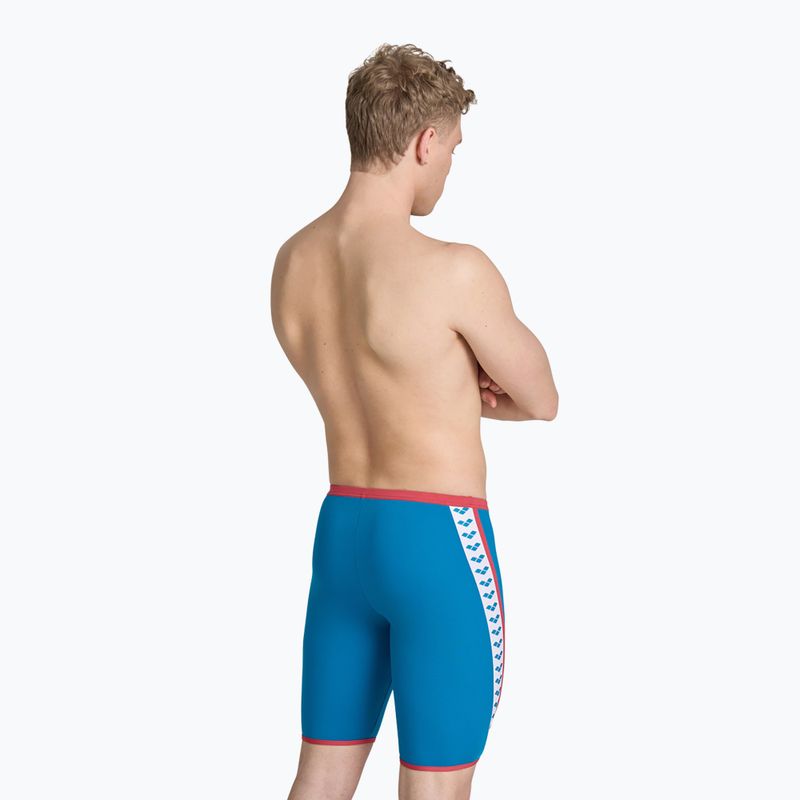 Bărbați arena Swim Solid Jammer albastru cosmo/astro roșu 3