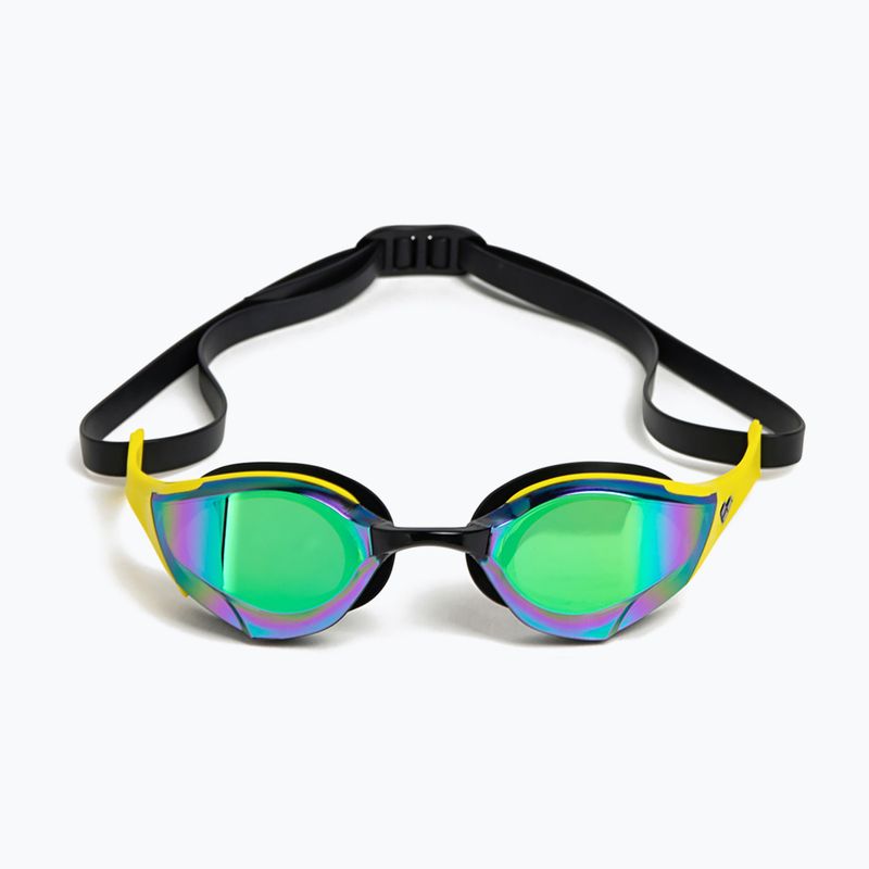 Ochelari de înot  arena Cobra Edge Swipe MR emerald / yellow / black 2