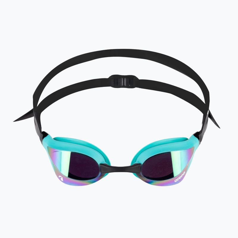 Ochelari de înot Arena Cobra Core Swipe Mirror smarald/păun 2