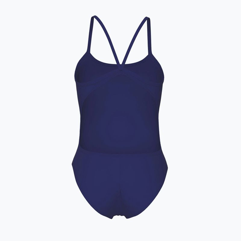Costum de înot dintr-o piesă pentru femei arena Lace Back Solid navy/white 2