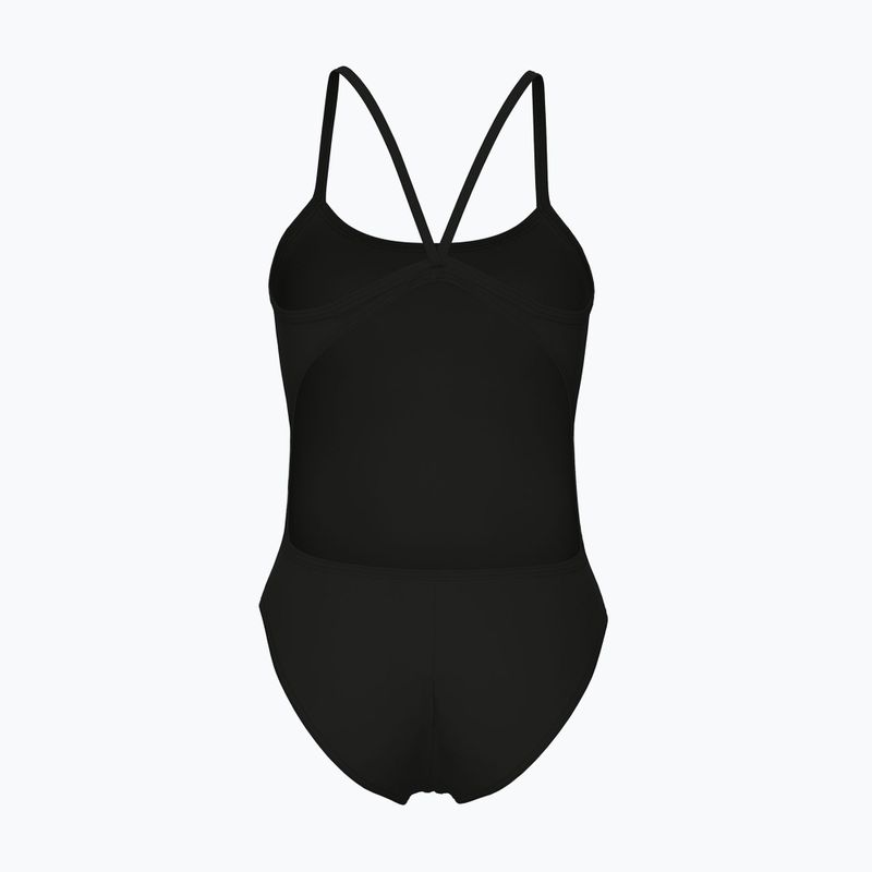 Costum de înot dintr-o piesă pentru femei arena Lace Back Solid black/white 2