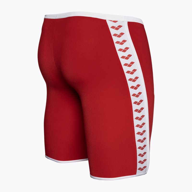 Costum de baie pentru bărbați arena Icons Swim Jammer Solid red/white 3