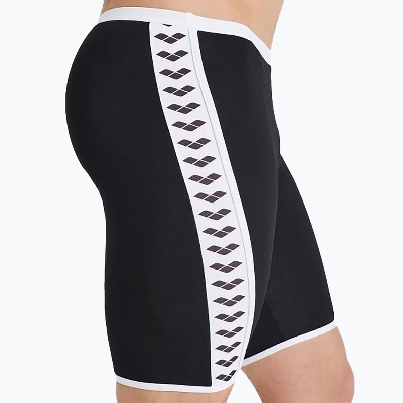 Costum de baie pentru bărbați arena Icons Swim Jammer Solid black/white 4
