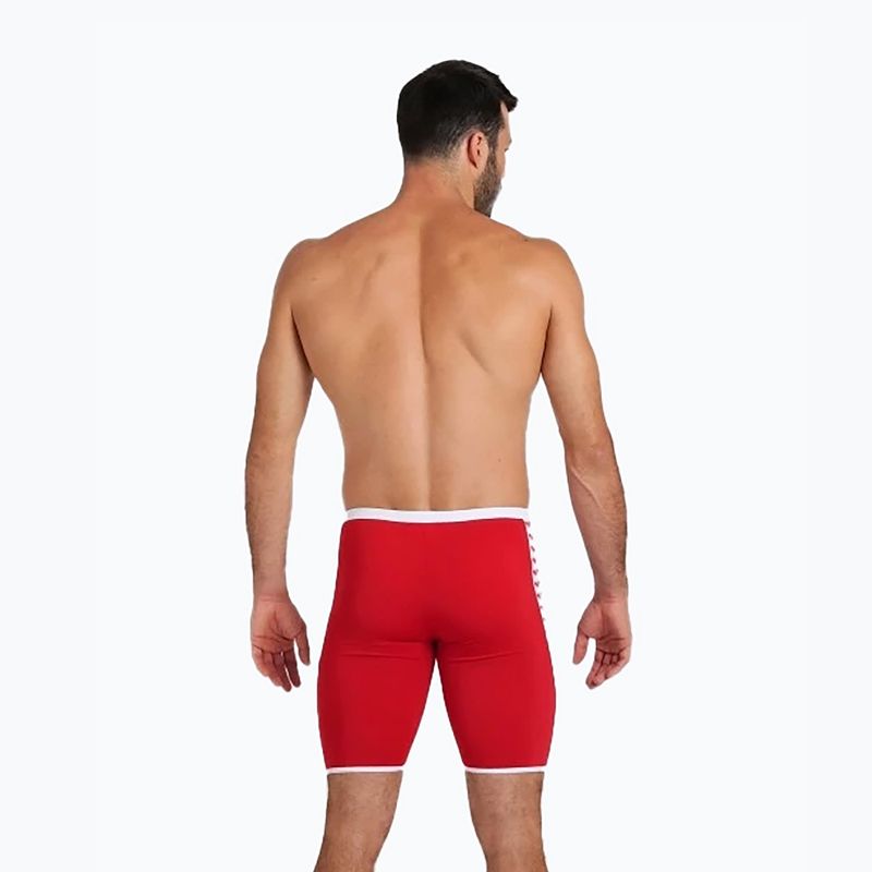 Costum de baie pentru bărbați arena Icons Swim Jammer Solid red/white 6