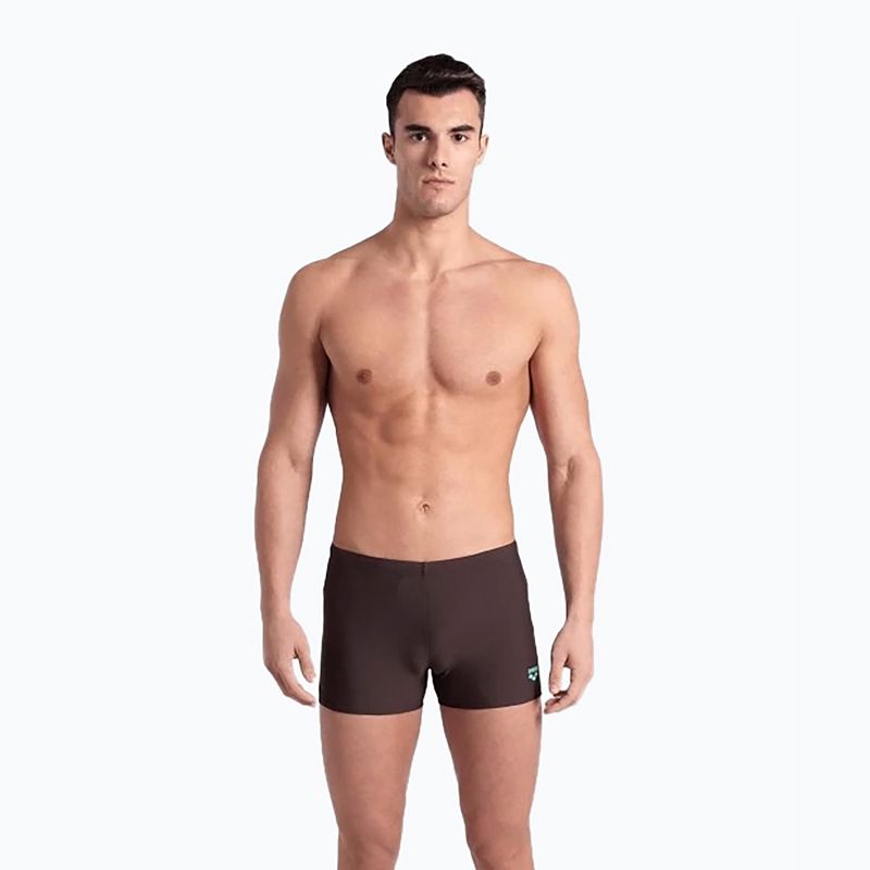 Boxeri de baie Arena Icons Swim Short Solid sepia/water 4