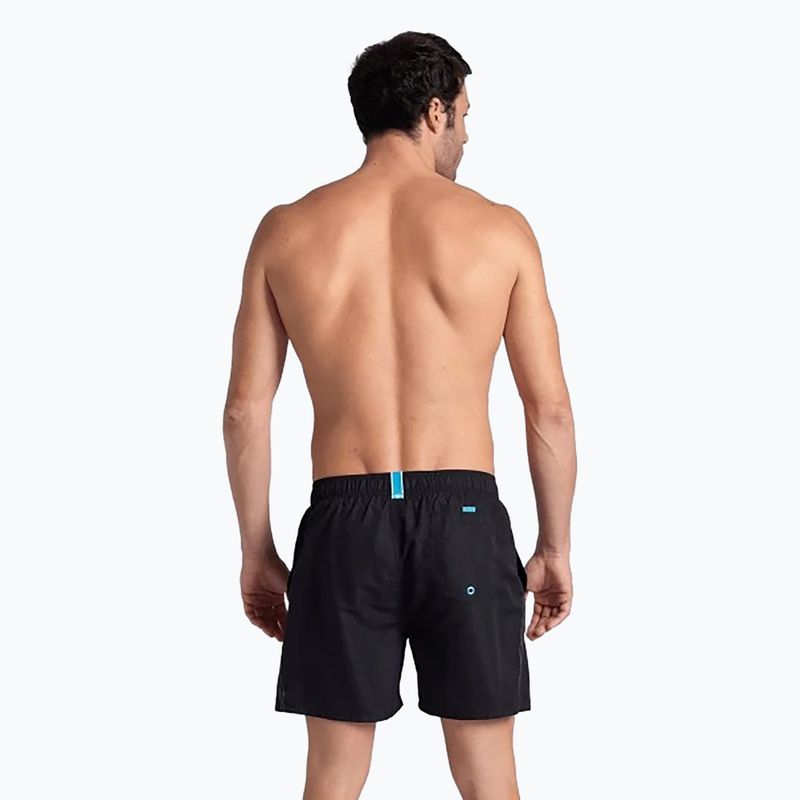 Șort de baie pentru bărbați arena Fundamentals Boxer R black/white 7