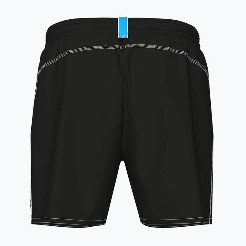 Șort de baie pentru bărbați arena Bywayx R black/white 2