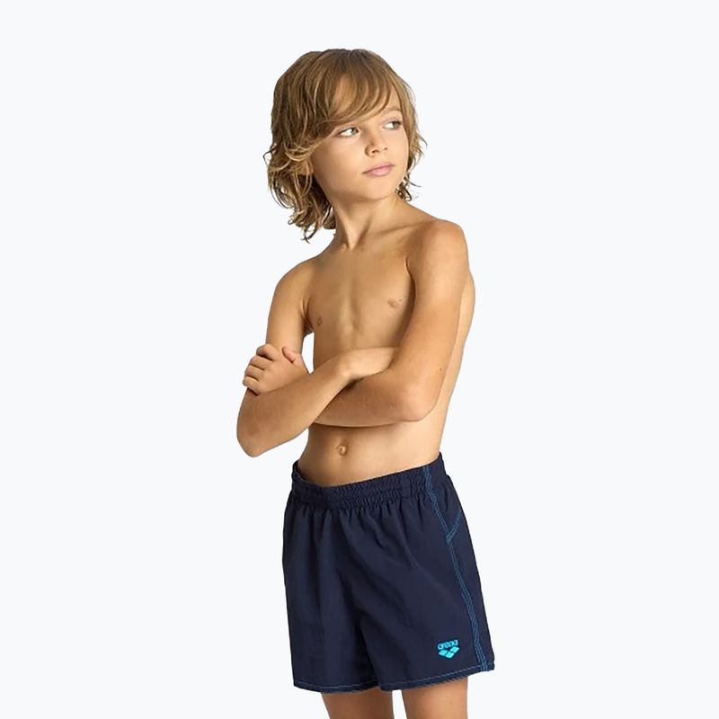 Pantaloni scurți de baie pentru copii arena Bywayx Youth R navy/turquoise 5